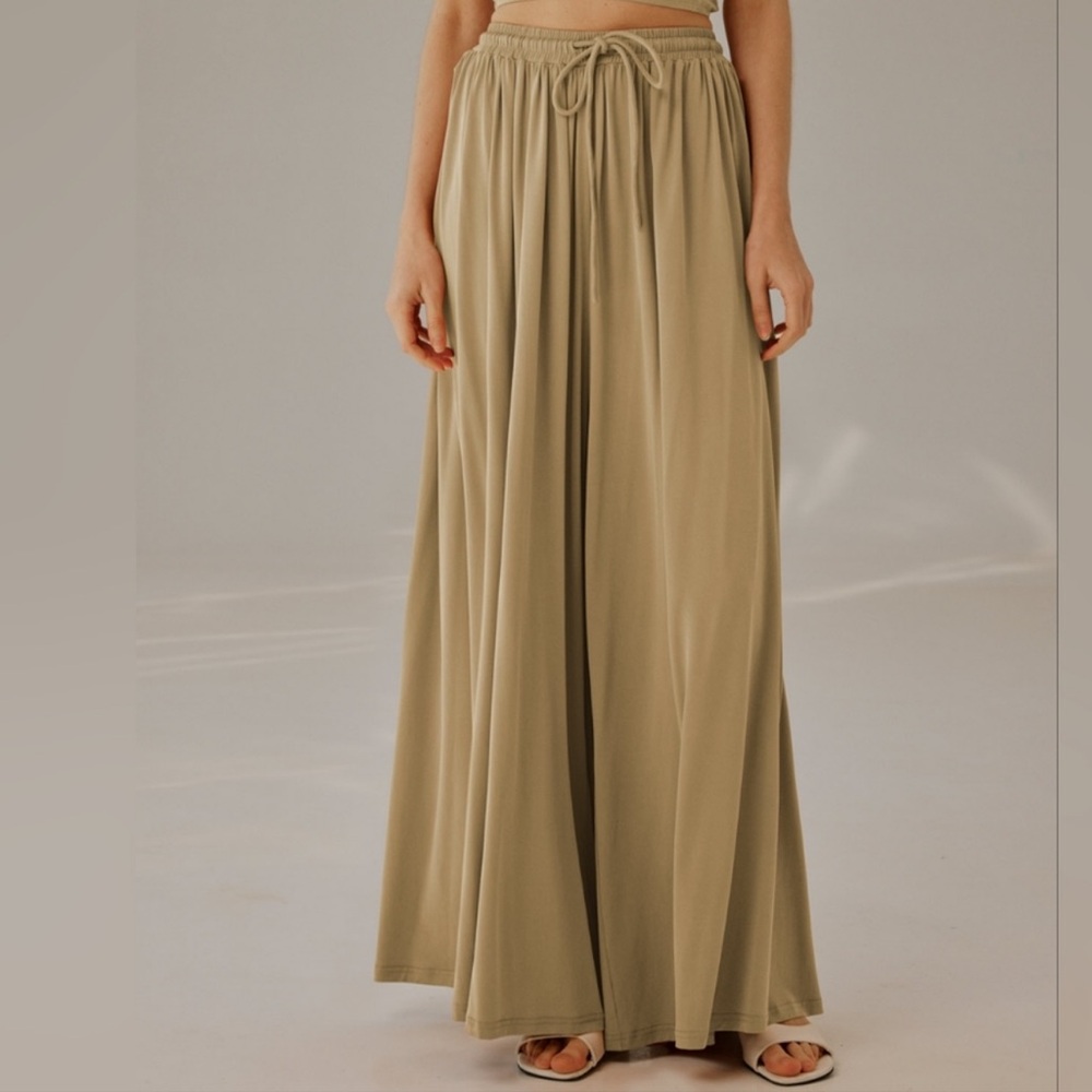 NAP Loungewear Extra Flowy Wide-Leg Modal Pants - Medium